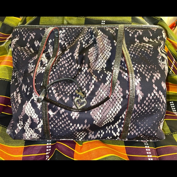 Brighton Snake-Print Tote Bag - Picture 2 of 8